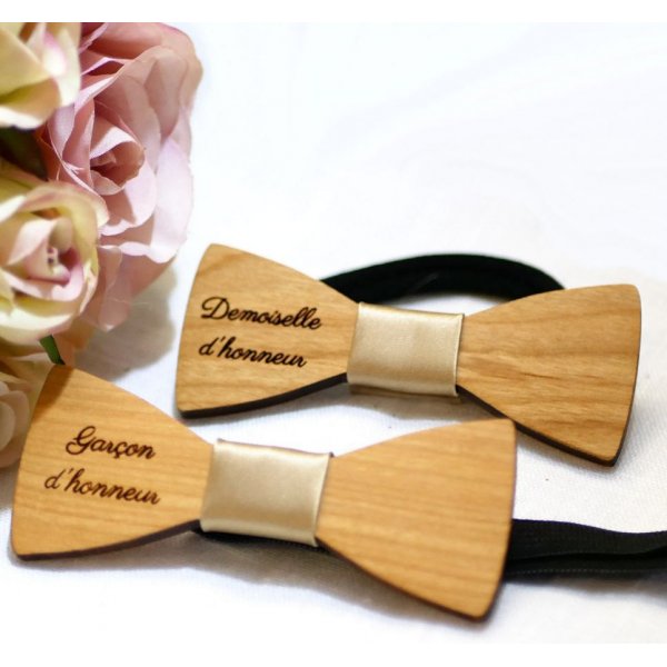Accessoire cheveux personnalisable Noeud papillon sur élastique