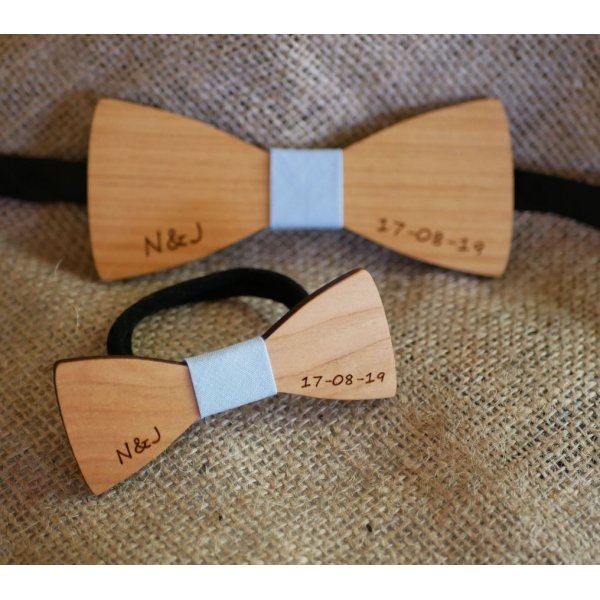Accessoire cheveux personnalisable Noeud papillon sur élastique