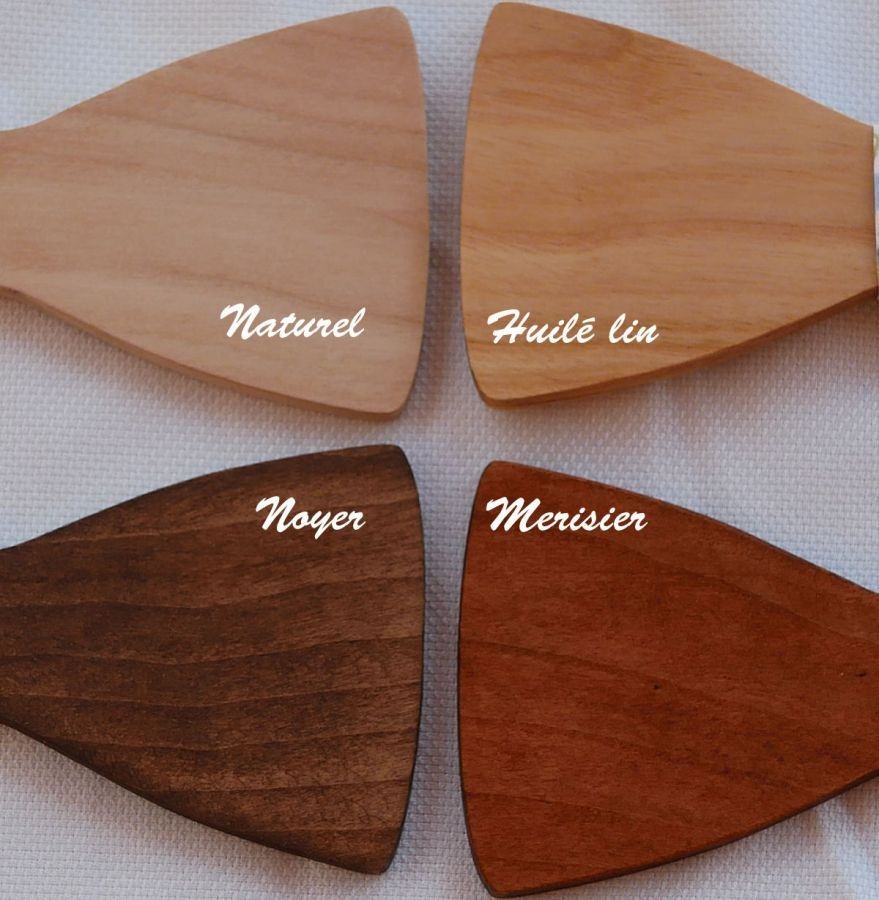 Boutons manchette en bois forme hexagonale  à personnaliser