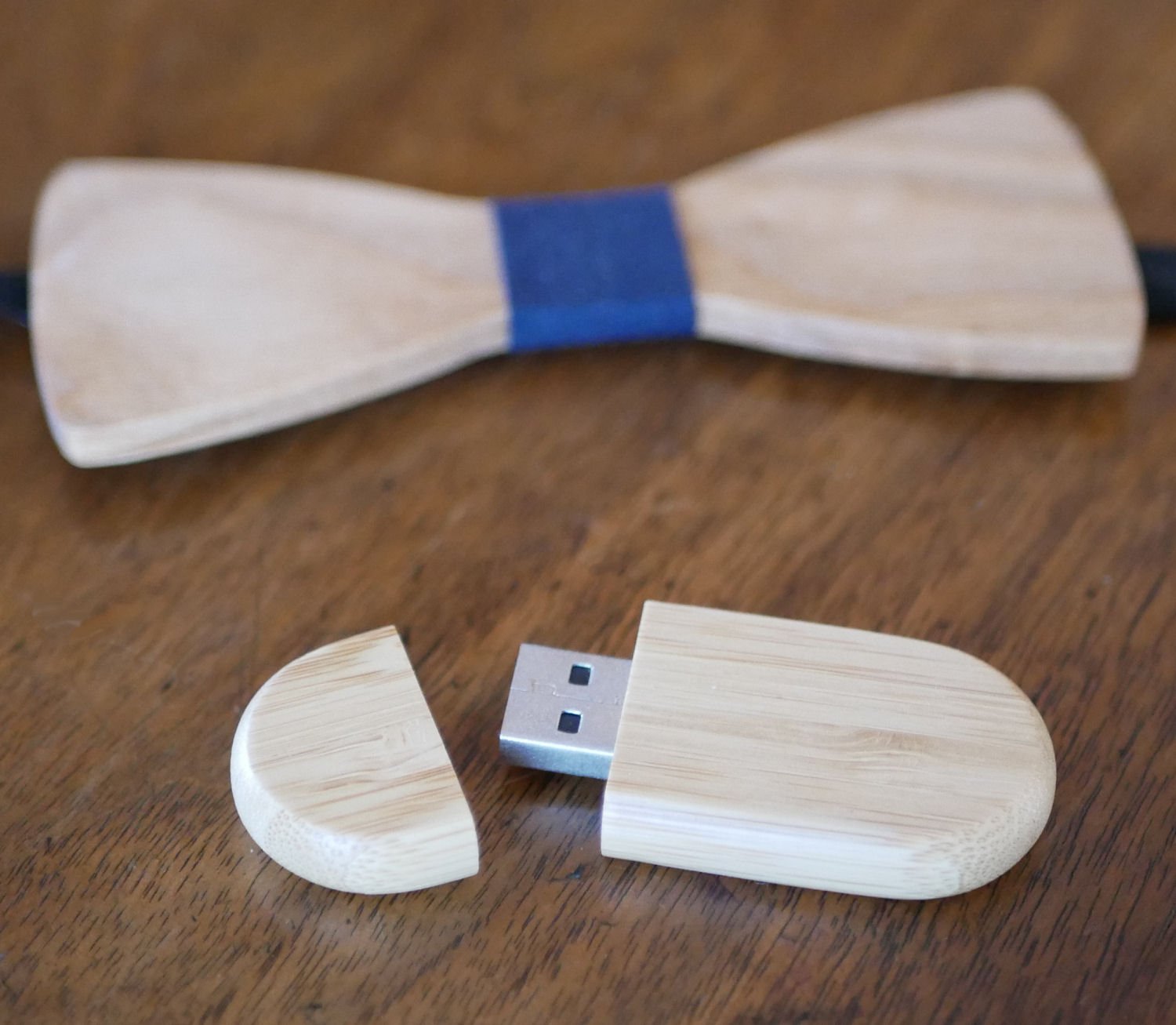Cl&eacute; Usb 32 Go 3.0 en bois clair d'&eacute;rable