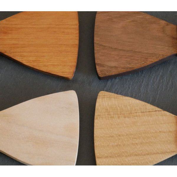 Noeud papillon en bois nu &agrave; monter soi-m&ecirc;me