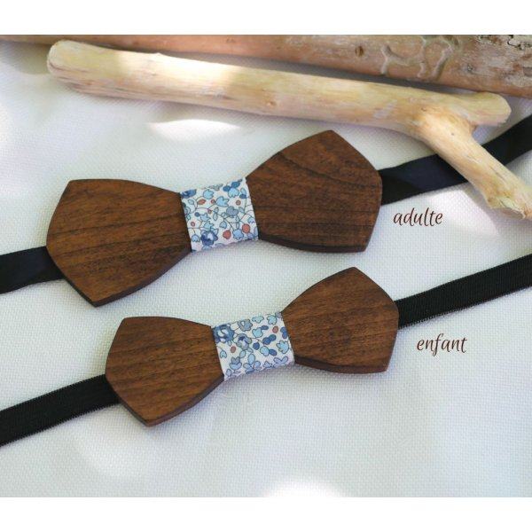 Noeud papillon enfant en bois "le rablé" à personnaliser