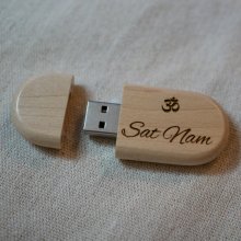 Clé Usb 32 Go 3.0 en bois clair d'érable
