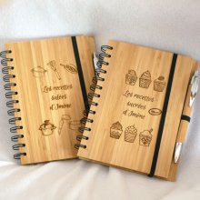 Carnet de recette en bois à compléter – Millus Design