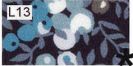 L13- Liberty Wiltshire bleu marine