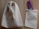 3-Sac en lin à cordons (+ 1.00 €)
