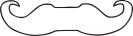 D:Moustache 12 x 3 cm (+ 1.30 €)